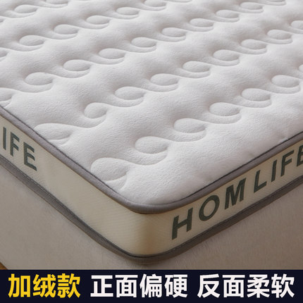加绒偏硬床垫g家用加厚冬季乳胶记忆海绵垫褥子学生宿舍单人软垫