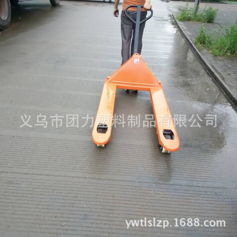 新品手动a液压车3吨6p85型手动堆高机手动搬运车手推堆高机地牛装