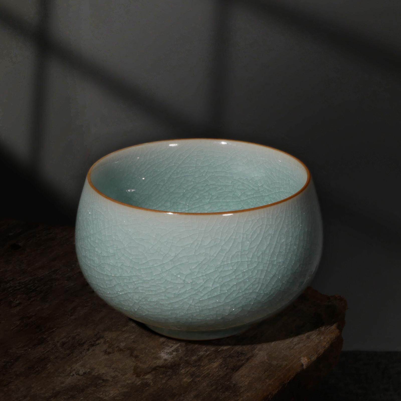 汝窑瓷杯,汝窑青瓷_大山谷图库