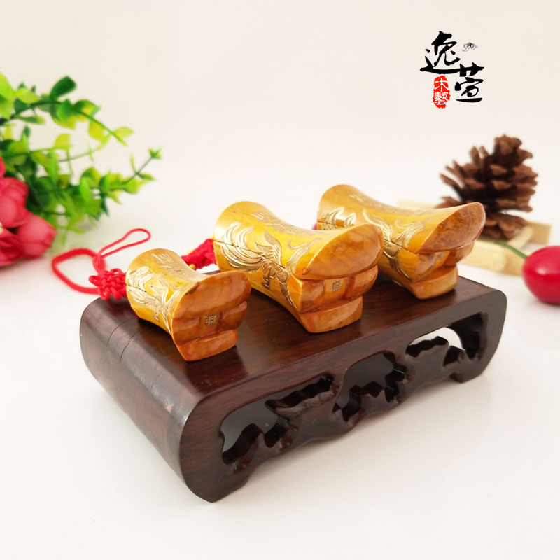 逸萱木艺柳州棺材升官发财手机钥匙扣项链工艺饰品车包吊坠小挂件