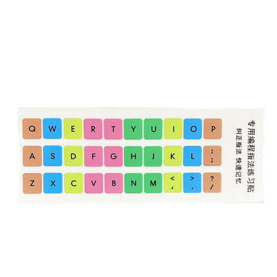 练指法键盘贴膜打字键盘笔记本电脑少儿童编程键位练习盲打字学生