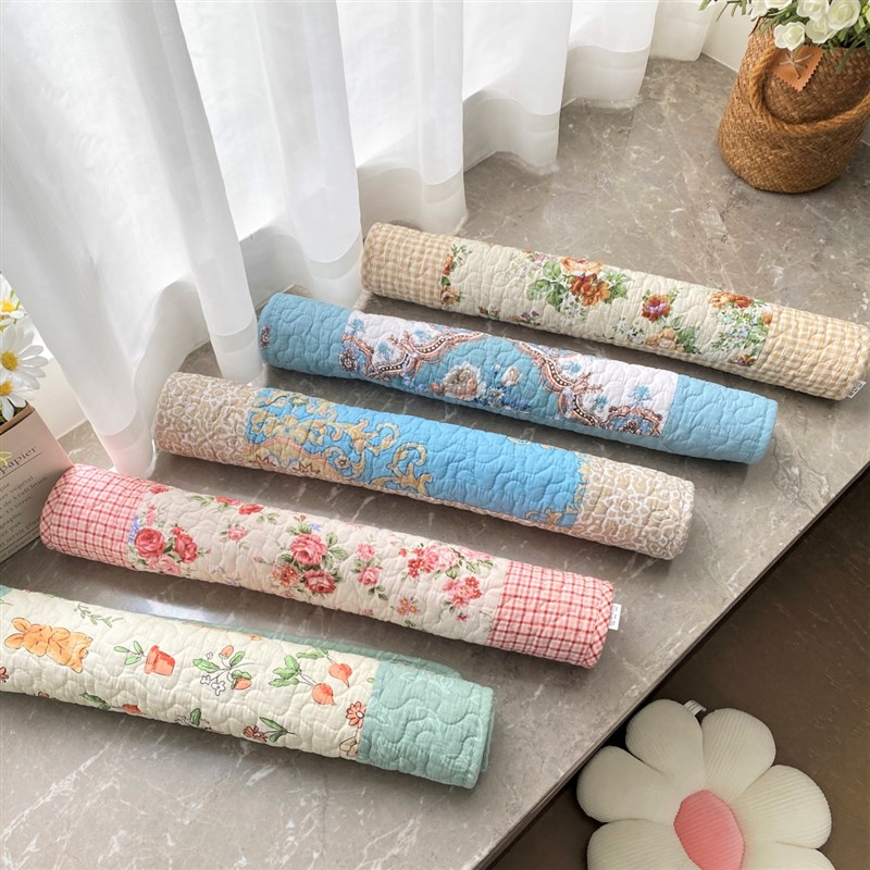 韩式出口布艺防滑地垫纯棉厨房淋浴间吸水垫加厚进门脚垫可机洗