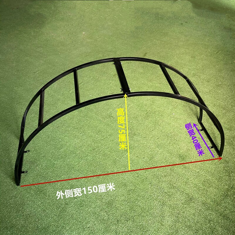欧式铁艺大门拱门花架门垛顶别墅爬藤架子铁艺庭院门拱形花架门
