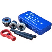 手动套丝机小型手持式 镀锌管开牙水管绞丝神器轻型消防管套丝工具