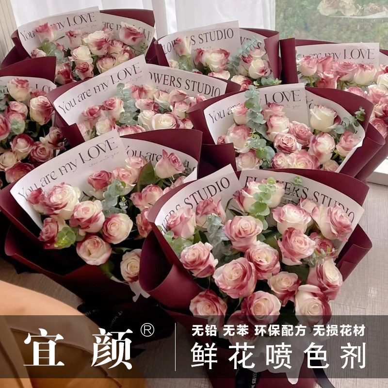 网红碎冰蓝鲜花玫瑰喷漆婚礼婚庆布置喷色剂 干花喷剂 染色剂,鲜花速递/花卉仿真/绿植园艺,花艺材料,淘宝优惠券,粉丝福利购,淘宝优惠卷