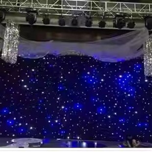 Led舞台星空背景幕布网红灯背景布婚庆背景星空灯星空顶
