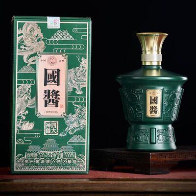 贵州国酱酒四大神兽500ml*6瓶优级纯粮酒53度酱香型高度白酒整箱