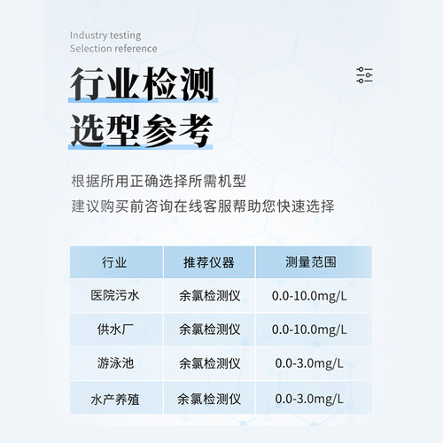 便捷式余氯检测仪PH/OTO氧有效氯在线分析测试仪泳池医院污水质