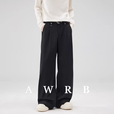 AWRB2024秋冬新款高级垂感长裤