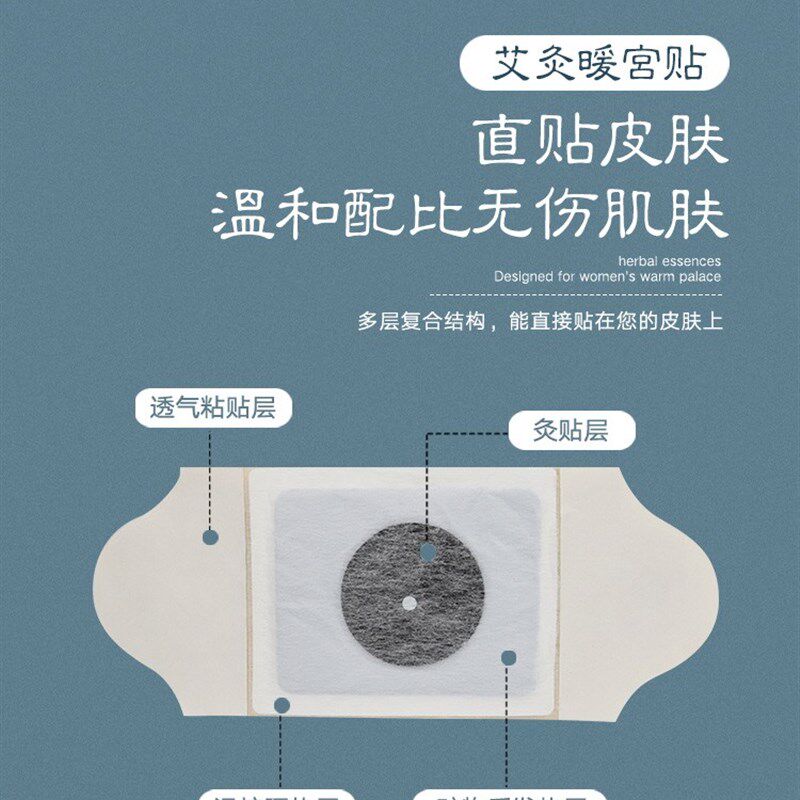 暖点产后暖腹宫贴助排恶露子宫恢复顺产剖腹人流月子益母草暖腰贴