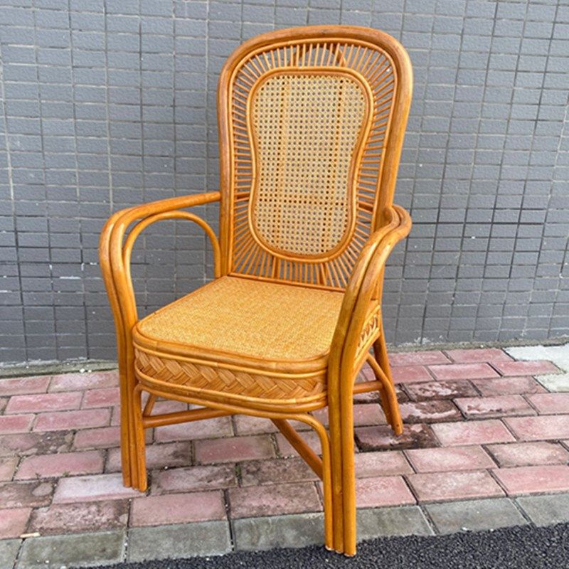 真藤椅天然藤编织阳台单人滕椅休闲家用客厅老人高靠背椅子办公椅,住宅家具,阳台椅,淘宝优惠券,粉丝福利购,淘宝优惠卷