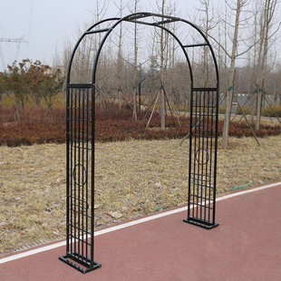 花支架绿萝植物架户外饰 网格爬藤架拱门花架婚庆花园月季 新款 中式