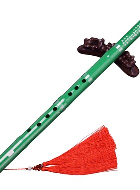 紫竹一节绿色古风短洞箫初学成人入门零基础潇F高档八孔G调乐器