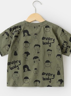 男童短袖T恤夏装夏款童装儿童宝宝小童1岁3打底衫上衣夏季U14816