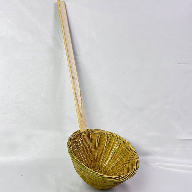 湖南特产米粉漏斗漏勺米粉面条专用工具竹编网漏烫勺煮粉煮面,特色手工艺,竹编/竹雕,淘宝优惠券,粉丝福利购,淘宝优惠卷