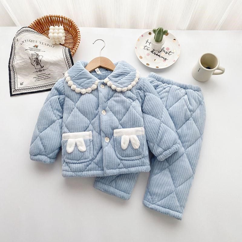 女童睡衣冬季儿童加绒加厚款保暖女孩宝宝小中大童可爱家居服套装,童装/婴儿装/亲子装,家居服套装,淘宝优惠券,粉丝福利购,淘宝优惠卷