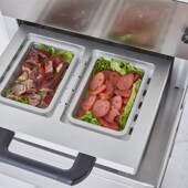 大江充氮气真空气调保鲜封口包装 生鲜卤味熟食鸭货蔬菜食品 机台式