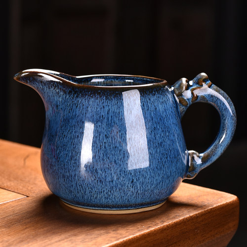 轻奢窑变天目建盏匀杯分茶器功夫茶具单品家用茶海公道杯茶道配件