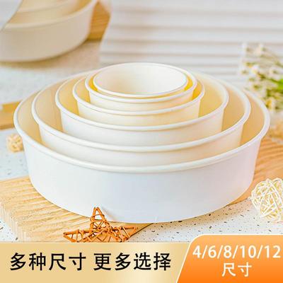 一次性免洗戚风烘焙蛋糕胚子底托4/6/8/10寸降解 生日蛋糕纸模具