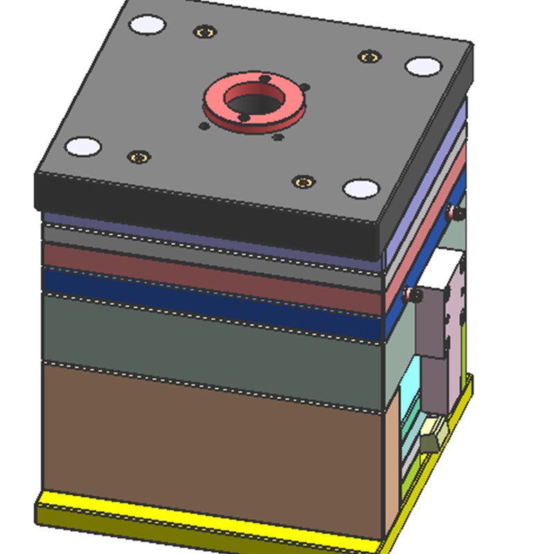 模具设计代做注塑模具设y计3D分模2D出图二次顶出