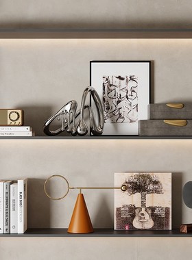 新中式高端售楼处酒店样板房摆件办公室I别墅店铺橱窗艺术软装饰