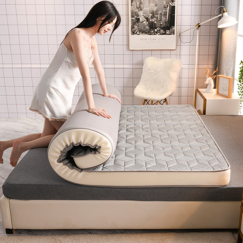 新款双人乳胶床垫学生宿舍单人加厚海绵软垫褥子记忆棉榻榻米