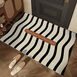 北欧简约耐脏耐磨脚垫可剪裁蹭泥蹭土丝圈地垫家用防滑入户地垫