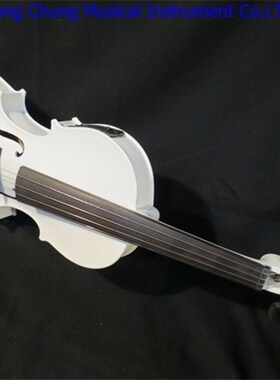 畅想乐器电子白色中提琴 u演奏电声中提琴15寸-16寸 乌木配件