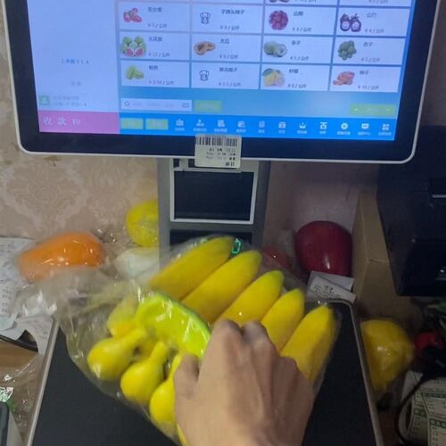 生鲜超市收银Aui收银一体秤!议价商品