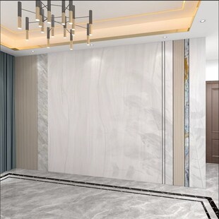 北欧轻奢风3d大气线条电视背景墙壁纸客厅N沙发几何立体影视墙壁