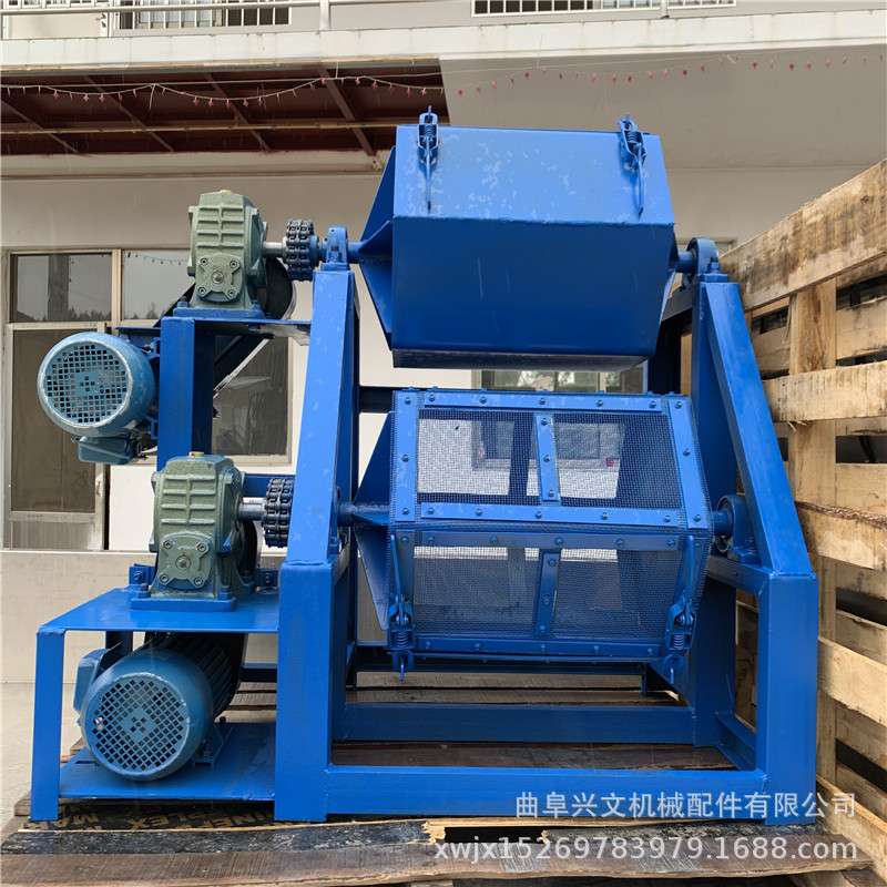 六角滚筒抛光机图片铁钉螺丝去油除锈机 钻孔式铁件去油锈研磨机