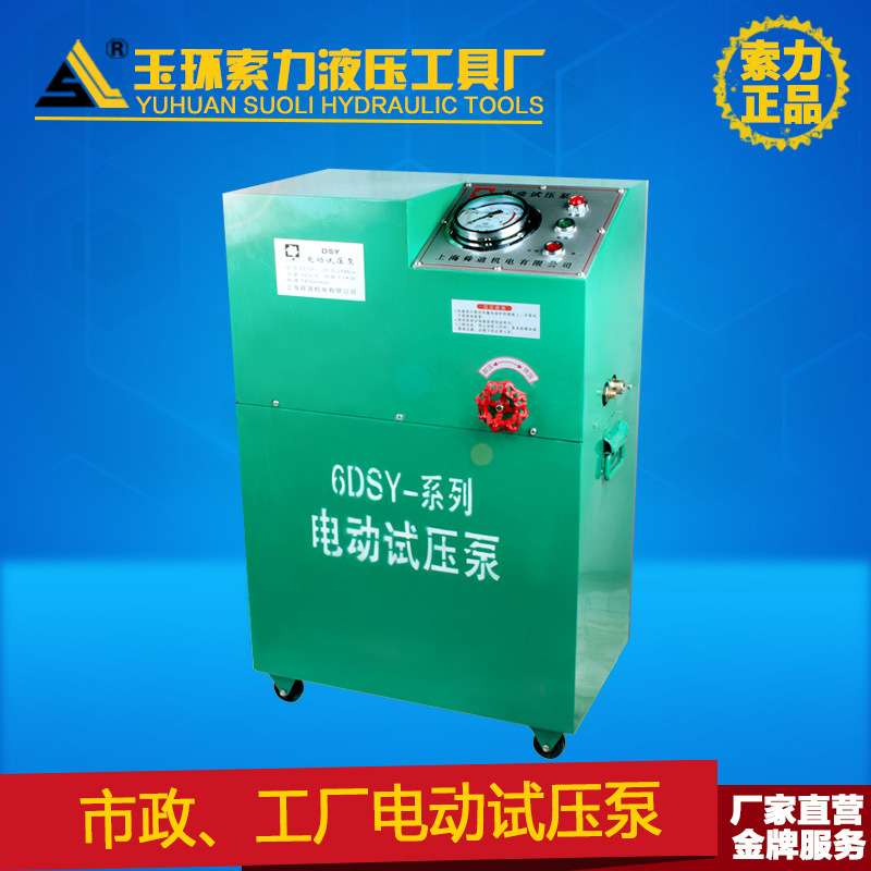 市政化工工程6DSY电动试压泵管道试压泵测压泵电动打压机打压泵