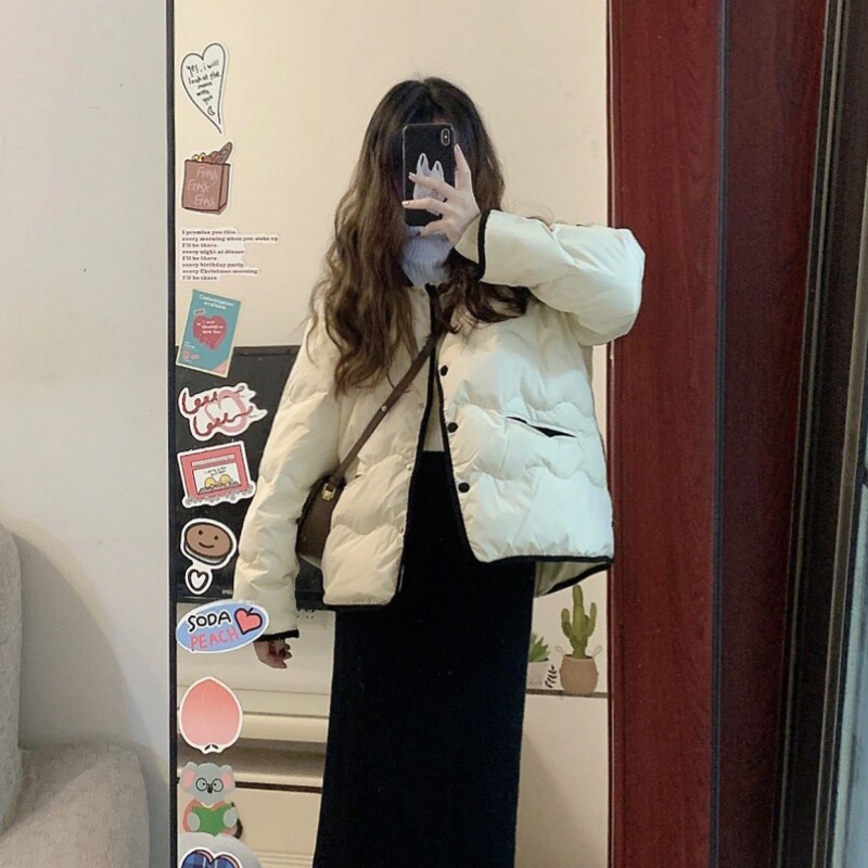 2025年新款棉衣女冬季短款小个子洋气棉服宽松韩版加厚棉袄外套潮