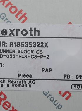 R18535322X # Rexroth//力士乐，滚柱滑块