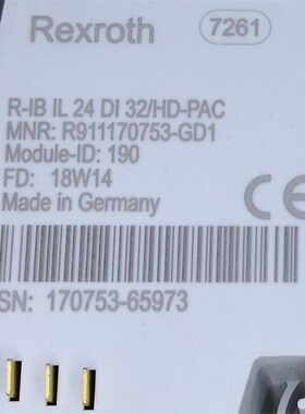 R911170753 R-IBIL24DI32/HD-PAC # Rexroth//力士乐