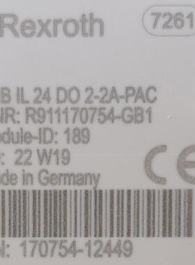 R911170754 R-IBIL24DO2-2A-PAC # Rexroth//力士乐