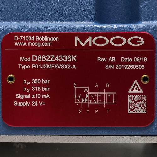 D662Z4336K P01JXMF6VSX2-A MOOG比例伺服阀