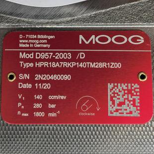 R18A7 RKP140TM28R1Z00 D957 穆格 MOOG 液压泵 2003