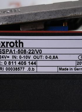 0811405144 VT-SSPA1-508-2X/V0 # Rexroth//力士乐