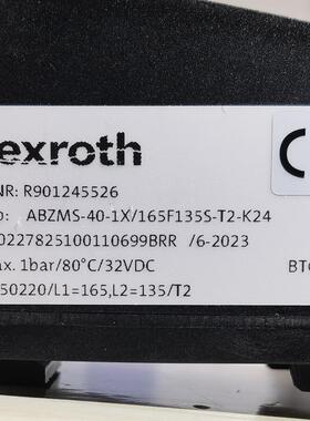 R901245526 ABZMS-40-1X/165F135S-T2-K24 # Rexroth//力士乐