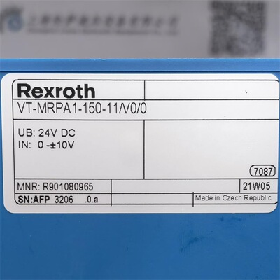 R901080965 VT-MRPA1-150-11/V0/0 # Rexroth//力士乐
