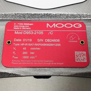 R18A7 RKP045KM28H1Z00 D953 穆格 MOOG 液压泵 2105