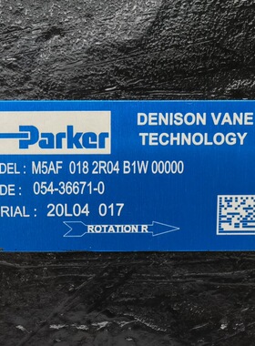 054-36671-0 M5AF-018-2R04-B1W-000000 # Parker//派克，叶片泵