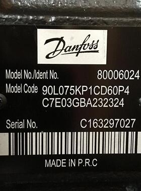 90L075KP1CD60P4C7E03GBA232324 # Danfoss//丹佛斯，液压泵
