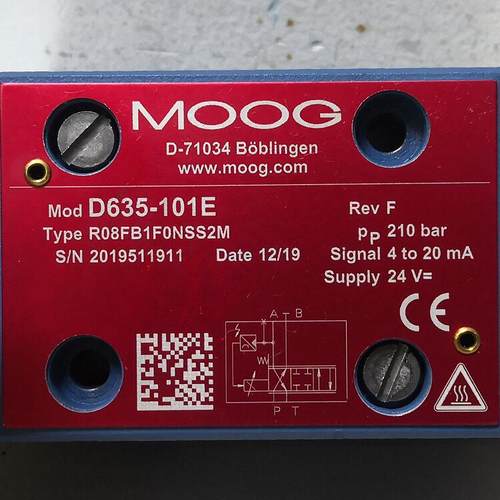 D635-101E R08FB1FONSS2M # MOOG//穆格，比例伺服阀