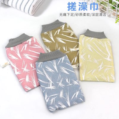 浴舒搓澡巾搓背擦加厚手套沐浴擦深度清洁沐浴洗澡擦背刷家用 3个图片