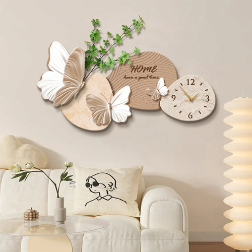 清新奶油风客餐厅装饰画