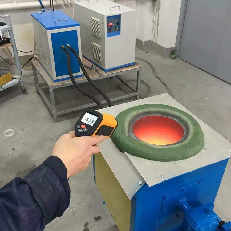 厂家直供融化金属炉熔化铜小型100kg金银铜熔化中频炉设备