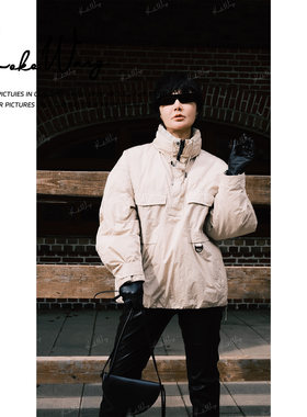 KOKOWANG【漫游者】半拉链休闲工装风时尚羽绒外套N7315I06W01