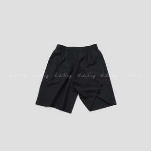 KOKO N2446C04K45 WANG春夏慵懒风羊毛混纺高腰宽松百搭休闲短裤